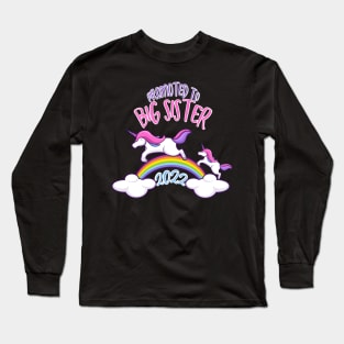 Promoted to Big Sister 2022 Long Sleeve T-Shirt